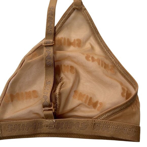 SKIMS After Hours Triangle Bralette Ochre XXS - Picture 5 of 10
